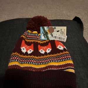 Toddler Fox Knit Hat, new with tags